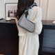 thumbnail image 4 of Bolso bajo el brazo para mujer Bolso bandolera de cuero PU con diamantes Bolso tote plisado (Multicolor) FLhrweasw Nuevo, 4 of 6