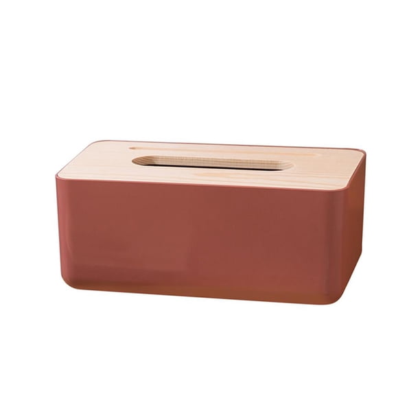 Wosthever Tapa de Caja de pañuelos con estilo simple Caja de almacenamiento de pañuelos de gran capacidad Dispensador de servilletas para el hogar Almacenamiento y organización del hogar Numero 3 Wosthever HA024901-03
