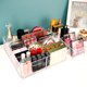 thumbnail image 3 of Soporte grande para maquillaje de 8 niñas, organizador de almacenamiento de paleta de sombra de ojos, estuche de cosméticos, cajón de escritorio 2 en 1, caja de almacenamiento, soporte para lápiz lab, 3 of 5