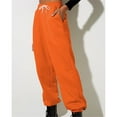 thumbnail image 5 of JJHGVB Baggy Sweatpants High Waisted Sweatpants for Women Thin Sweatpants Women Dress Pants Women's Casual Pants Tall Pants for Women Long Womens Active Pants Orange XL, 5 of 5