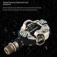 thumbnail image 5 of Sealed Bike Pedals Aluminum Self-locking With Clips Doubleside Clipless Pedal Spd Ultralight Bicyc, 5 of 5