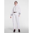thumbnail image 3 of Scenario Women's and Women's Plus Quilted Detail Long Sleeve Top, Sizes XS-4X, 3 of 7