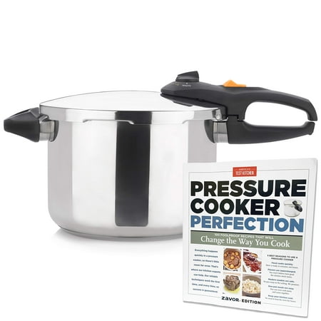 Zavor Duo 8.4 qt Pressure Cooker  with ' America's Test Kitchen'  Zavor edition  Pressure Cooker Perfection