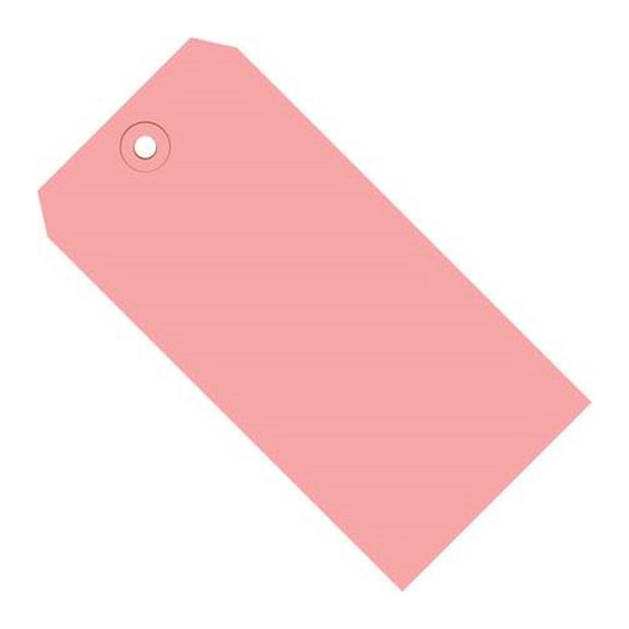 Colored Tags Pink 6 1/4" X 3 1/8" (1000 Per/Case)