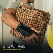 BraceUP Wrist Brace for Carpal Tunnel and Arthritis Relief – Right Hand Support for Men and Women (Left L/XL)