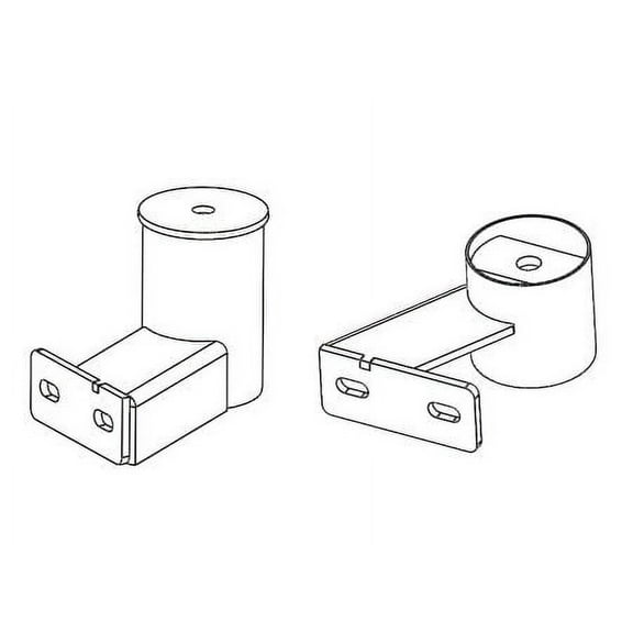 Go Rhino D64029TK Dominator Xtreme D1 D2 D6 DSS DT Side Steps - MOUNTING BRACKETS ONLY For Ford 21-24 Bronco Sport, Ford 22-24 Maverick