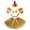 Brown, variant on Petitebelle Cutie Hen Headband Bowtie Tail Gloves Tutu 5pc Costume (Yellow, 1-5 Years)