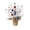 B, variant on Memorial Day Saving!4th of July Decor, 19.6in Independence Day Themed Artificial Decorative Tree Red White Blue Star Decorative Tree For Holiday Arrangements Patriotic Flower Themed Floral Decor