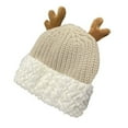 thumbnail image 1 of Cute Cartoon Woolen Hat  Versatile Warm Red Knitted Pullover Hat, 1 of 2