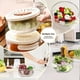thumbnail image 4 of Nueva canasta de drenaje con tapa, canasta de drenaje multifunción 2 en 1 con asa plegable, tazón para lavar frutas y verduras con colador, centrifugador de ensalada, tazón de canasta coladora de coci, 4 of 7