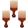 thumbnail image 1 of 3 Peine para el cabello doméstico, peine de plástico con dientes anchos, peine para el cabello con estilo portátil, 1 of 5