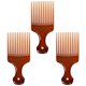 thumbnail image 1 of 3 Peine para el cabello doméstico, peine de plástico con dientes anchos, peine para el cabello con estilo portátil, 1 of 5