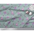 thumbnail image 3 of Soimoi Rayon Fabric Check,Spider & Bat Kids Decor Fabric Printed Yard 56 Inch Wide, 3 of 3