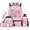 Pink Axolotl, variant on Jeiento Sunflower Backpack Set for 9-12 Years Old 5 Pcs Capybara 17 Inch Lightweight Bookbag with Insulated Lunch Bag Pencil Case for Elementary School Gift for Son