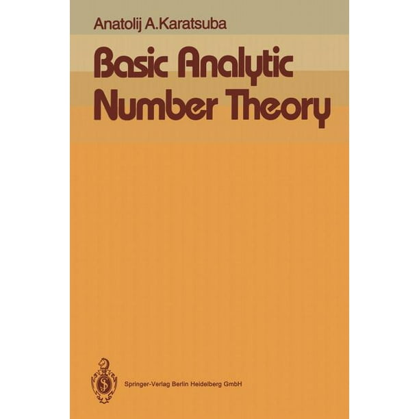 Basic Analytic Number Theory (Paperback)