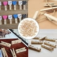 thumbnail image 2 of Pinzas de madera para manualidades de madera, mini pinzas de madera natural de primera calidad, 2,5 cm x 0,3 cm, perfectas para manualidades de papel y potencial decorativo para proyectos de bricolaje, 2 of 5