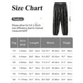 thumbnail image 6 of Happy Cherry Sequin Pants for Girls Hip Hop Sparkle Trousers Boys Shiny Harem Pants Kids Jazz Dance Jogger Elastic Waist Outfits Streetwear 9-10 Years Black, 6 of 6