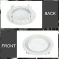 thumbnail image 3 of Ceiling In-Wall Speaker Grille Cover and Base, 6.5 Inch White Round Metal Covers, 3 of 6