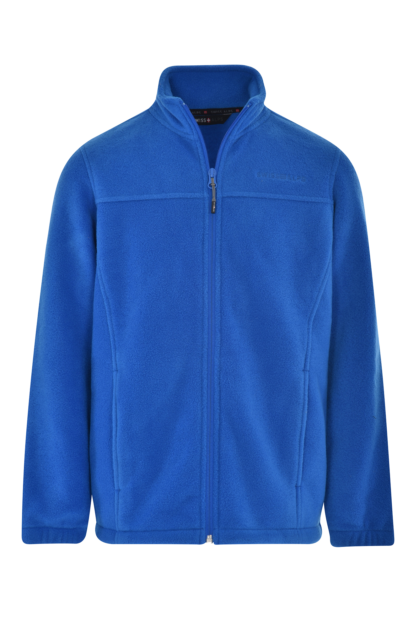 Swiss Alps Boy's Polar Fleece Full Zip Jacket - Size 8, Blue - Walmart.com