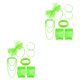 thumbnail image 3 of Guardurnaity Disfraz de fantasía con temática de neón, ropa ornamental cómoda, pendientes de red de pesca de encaje, accesorios de los años 80 para Type2 NO2 Guardurnaity CBP368755, 3 of 5