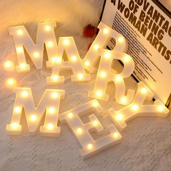 Luminous letter lamp LED lamp birthday wedding proposal decoration