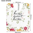 thumbnail image 5 of SKYSONIC Toilet Bathroom Rugs Sets 2 Piece, Home Sweet Home Floral Soft Absorbent Fluffy Toilet Mat Set Non-Slip Rubber Backing Bath Mats for Bathroom,16"x24"+20"x24", 5 of 7