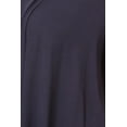 thumbnail image 5 of Moa Collection Women's Plus Size Short Sleeves Draped Open Front Casual Solid Cardigan, 5 of 5