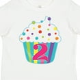 thumbnail image 4 of Inktastic 2nd Birthday Cupcake Boys or Girls Toddler T-Shirt, 4 of 5