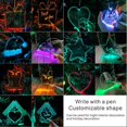 thumbnail image 4 of Nombre personalizado decoraciones navideñas acrílico colorido luminoso decoración navideña suministros regalo de Navidad, 4 of 4