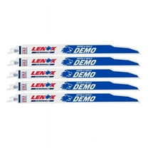 Lenox 12 in. Bi-Metal Reciprocating Saw Blade 6 TPI 5 pk