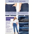 thumbnail image 2 of Catherines Women's Plus Size Petite Right Fit Moderately Curvy Jean, 2 of 6