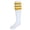 Yellow, variant on Jefferies Socks Boy's Girl's Stripe Vintage Knee High School Soccer Tube Socks 1 Pair Pack
