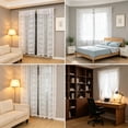 thumbnail image 6 of Double Layer Floral Lace Sheer Blackout Draw Back Curtain Rod Pocket Window Valance for Bedroom Living Room Kitchen Small Window, 6 of 6
