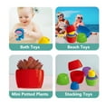 thumbnail image 4 of Tazas Apilables Anidadas Para Niños, Juego De Tazas Apilables Para Niños De 10 Piezas Interactivas De Aprendizaje Temprano Para Preescolar, 4 of 7