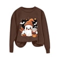 thumbnail image 4 of Enjoytime Halloween Women Sweatshirts Cute Ghost Horror Season Sweatshirt Fall Casual Fashion 2025 Pullover Tops, 4 of 5