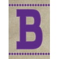 thumbnail image 1 of Burlap Monogram-B Garden Flag, 1 of 1