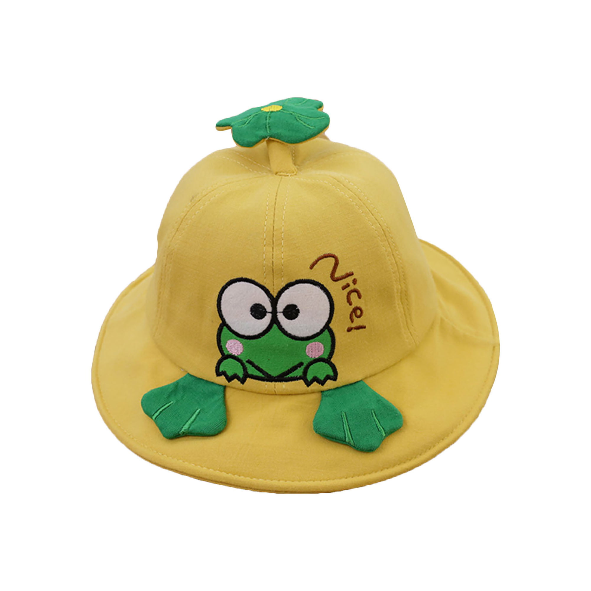 Toddler Kids Baby Boys Cartoon Frog Printed Snapback Baseball Cap Outdoor Hat