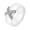 White, variant on Women's Couple Ceramic Cubic Zircon Ring Personalized Diamond Band Ring Jewelry White Size 6