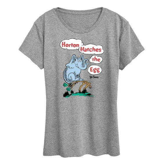 Dr. Seuss - Horton Hatches the Egg - Horton Sitting on the Egg - Easter - Women's Short Sleeve Graphic T-Shirt