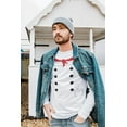 thumbnail image 2 of Old Glory Mens Halloween Chef Costume Long Sleeve T Shirt, 2 of 6