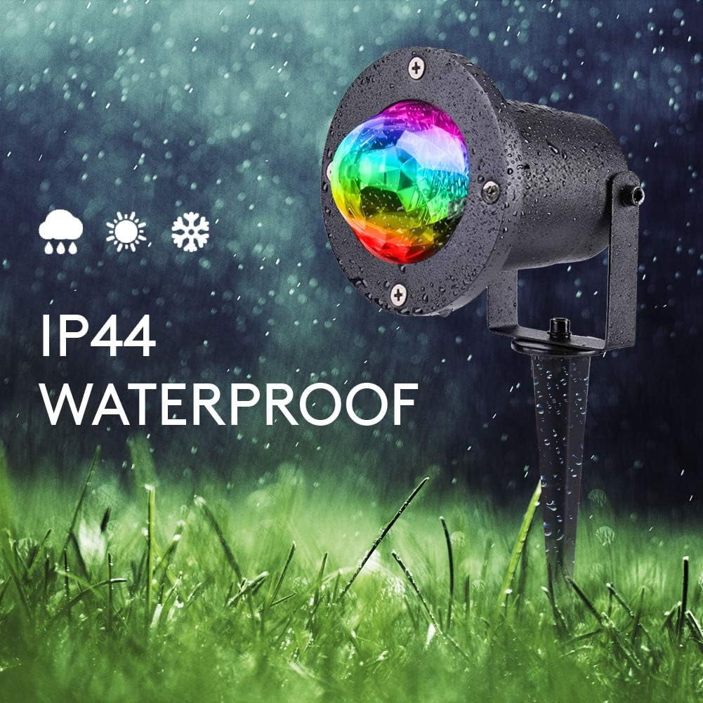 Projectpak 100 Stück Erdspieße Für Lichterketten – 10,4 Cm Hoch, Für C7/C9-Birnen, Schwarz, Für Weihnachts- & Gartenbeleuchtung