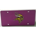 thumbnail image 1 of Plaque d'Immatriculation Laser Violet Minnesota Vikings, 1 of 2