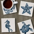 thumbnail image 6 of Thirstystone Nassau Sea Life 4-Pack Tumbled Tile Coasters, 6 of 7