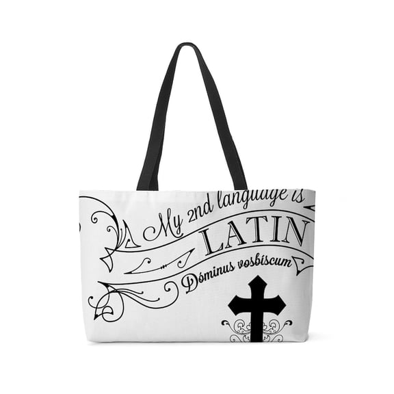 CafePress - Latin Is My 2Nd Language - Large Weekender Tote