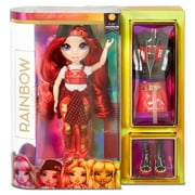 Rainbow High Ruby Anderson – Red Fashion Doll with 2 Outfits