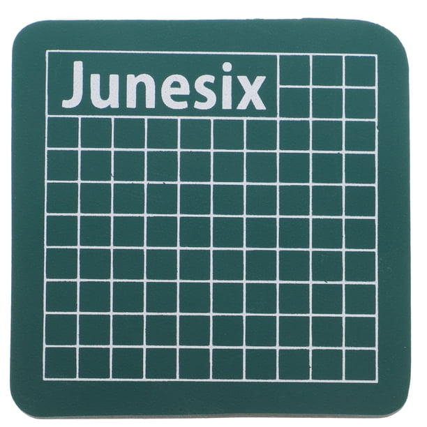 Mini tapete de corte de PVC antideslizante, profesional, duradero, 6x6cm, para álbumes de recortes, acolchado, costura, proyectos de manualidades (verde)