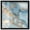 Black Frame, variant on Azure Veins Shadowbox Print Blue Abstract Art by Art Remedy, Black Frame, 40 x 40