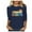 Navy, variant on A Lot Can Happen in 3 Days 3/4 Sleeve T Shirts Women Happy Easter Crewneck Casual Comfy T-Shirts Fashion Graphic Tees for Festival Celebration and Daily Wear Pink M