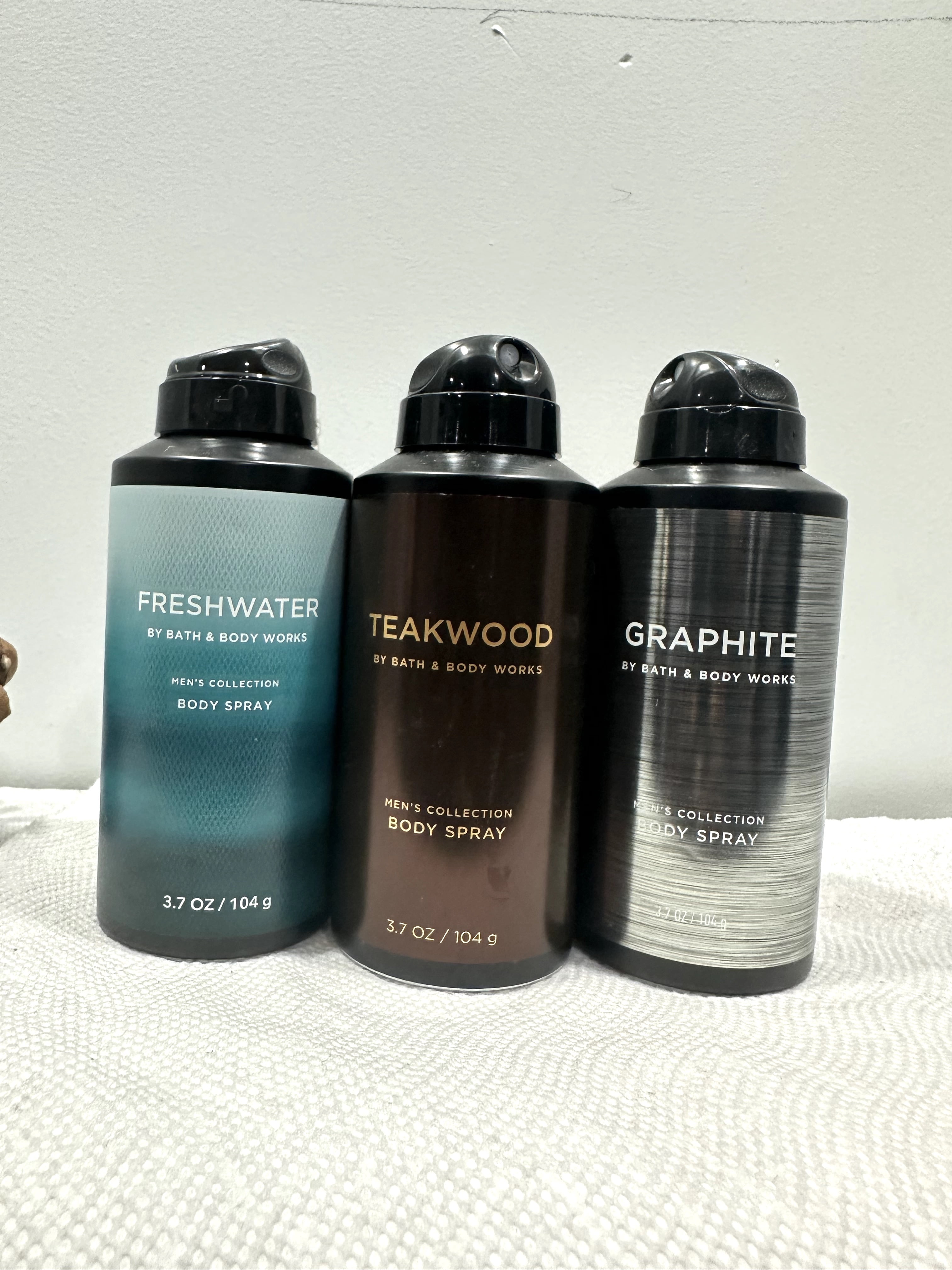 Bath & Body Works Men's Collection 3 Piece Body Spray Gift Set