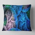 thumbnail image 2 of Designart Dramatic Colorful Fractal Clouds - Abstract Throw Pillow - 18x18, 2 of 5